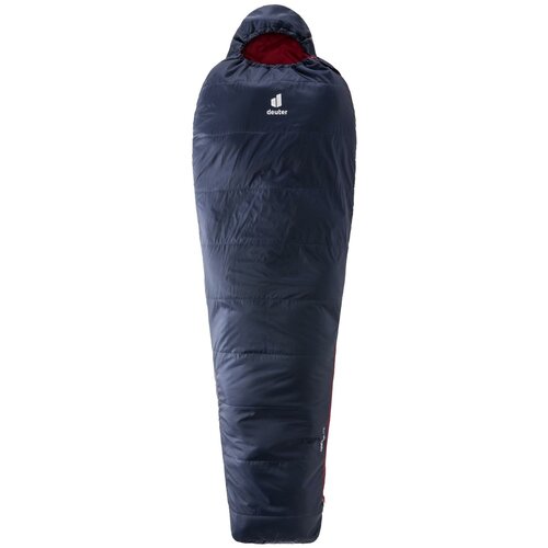 фото Спальник deuter dreamlite 13° navy/cranberry (2021) (молния: левый)