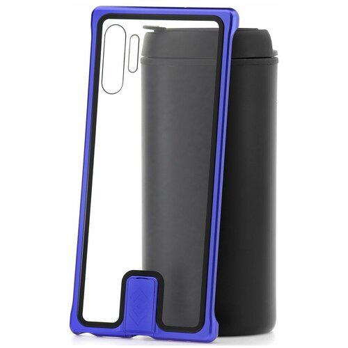 фото Чехол на samsung galaxy note 10+ kruche push-pull frameless blue кruче