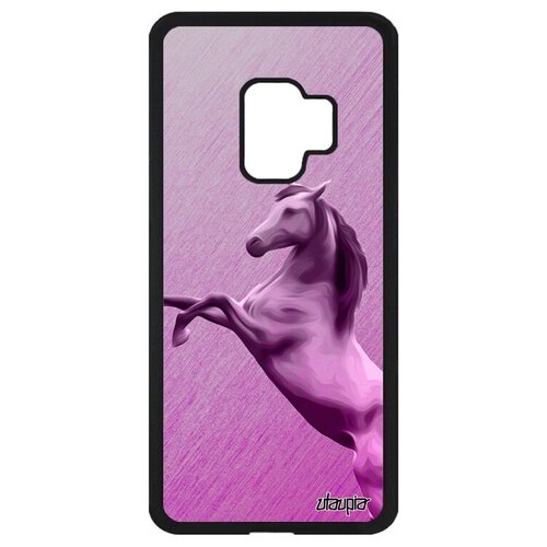 фото Противоударный чехол для смартфона // samsung galaxy s9 // "лошадь" животные стиль, utaupia, розовый