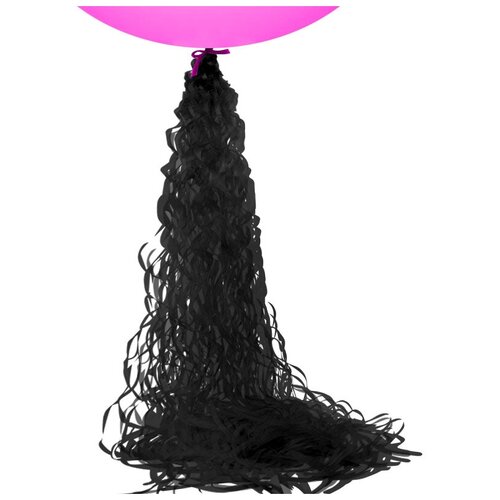 фото Гирлянда-подвеска спираль, черный, 1 шт. волна веселья