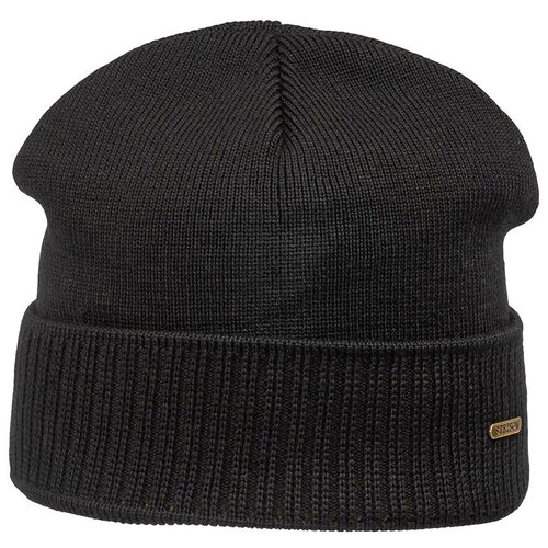 фото Шапка вязаная stetson 8599304 beanie merino, размер one