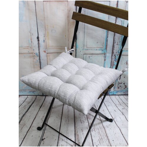 фото Подушка для сидения матех "tesla", светло-серый, 42х42х13 см матекс