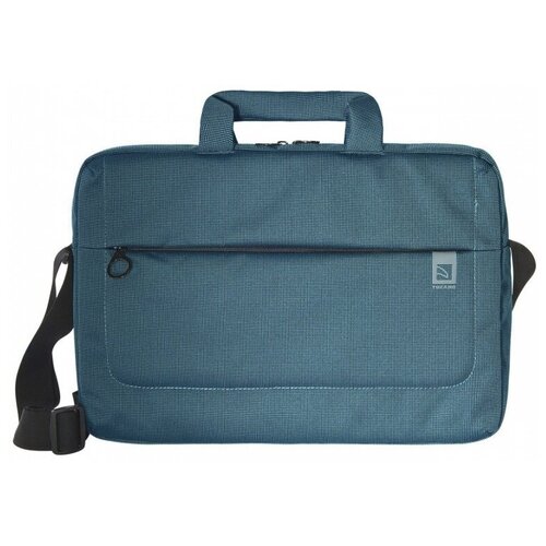 фото Сумка tucano loop slim bag для macbook pro 16" / ноутбуков 15.6" голубая