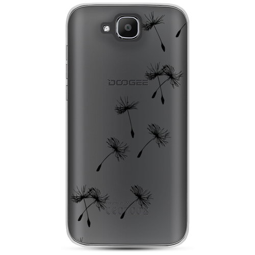 фото Силиконовый чехол летящие одуванчики на doogee x9 mini / дуги x9 mini case place