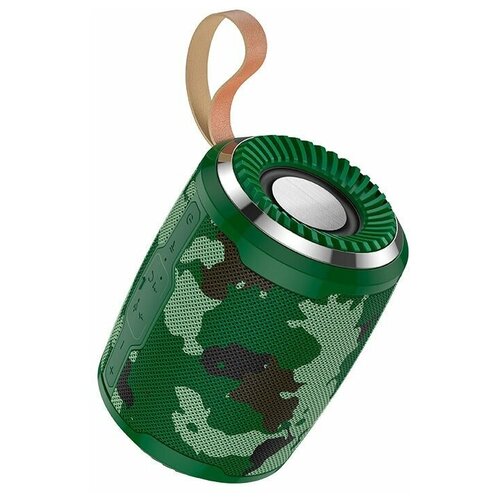фото Беспроводная bluetooth колонка hoco cool sports wireless speaker, camouflage green adela