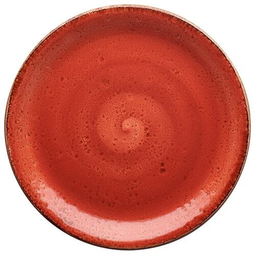 фото Тарелка мелкая «крафт», 20 см., красный, фарфор, 11330567, steelite