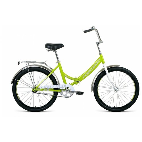 фото Велосипед forward valencia 1.0 24" (2021) 16 / зеленый-серый 16 ростовка