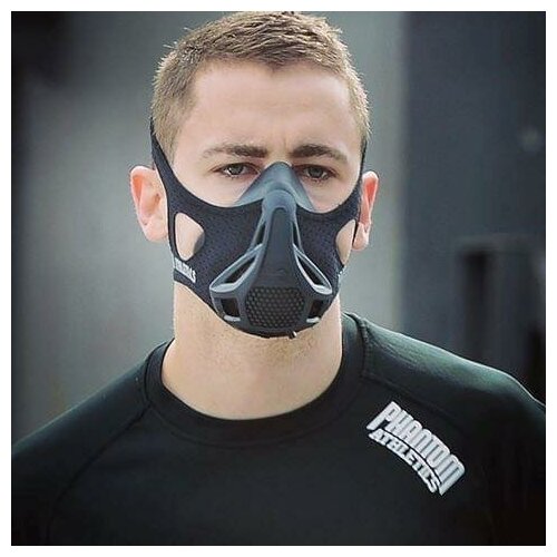 фото Тренировочная маска phantom training mask / маска для бега / спортивный инвентарь для фитнеса / инвентарь для спорта / luoweite/l