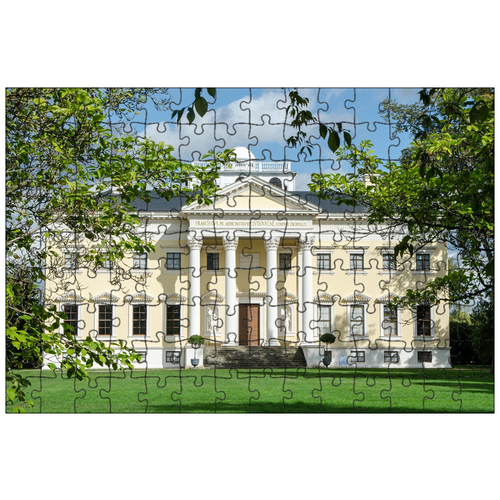фото Магнитный пазл 27x18см."замок верлиц, список всемирного наследия юнеско, классицизм" на холодильник lotsprints