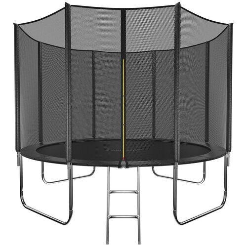 фото Батут getactive jump 10ft складной с лестницей и внешней сеткой черный (10464f2y-l)