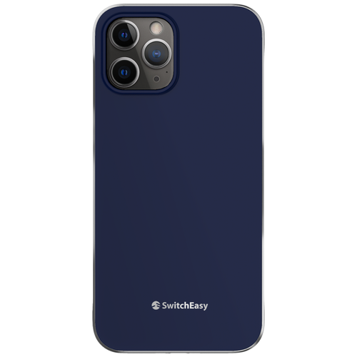 фото Чехол для apple iphone 12 pro max switcheasy nude синий
