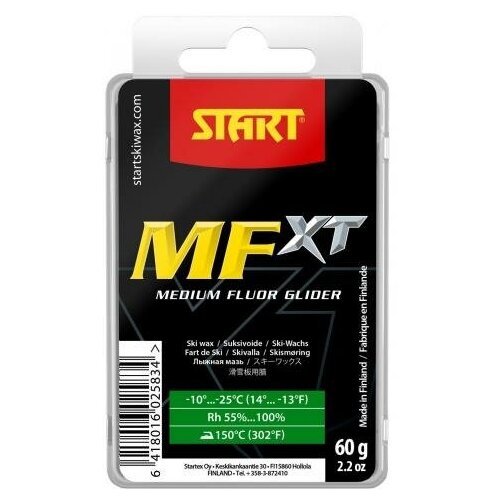 фото Мазь скольжения start mfxt, (-10-25 c), green, 60 g 2583