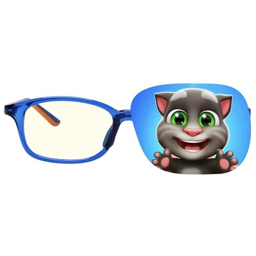 фото Окклюдер на очки кот том на левый глаз (l) occlussionkids
