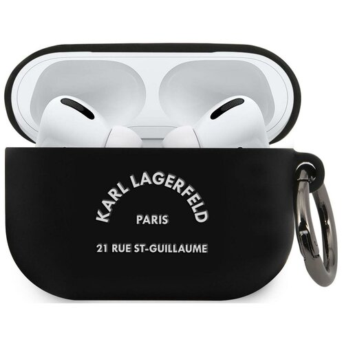 фото Чехол karl lagerfeld silicone case (klacapsilrsgbk) для airpods pro (black)