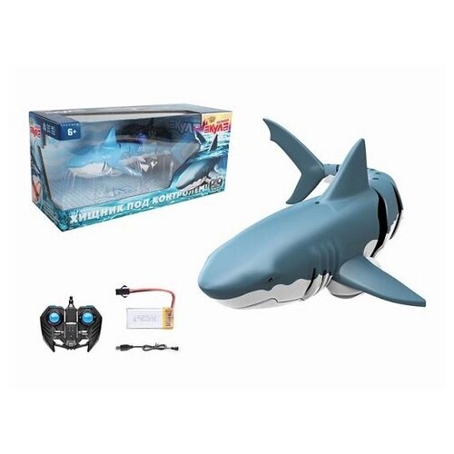 фото Игрушка на радиоуправлении "акула" (пульт, зарядка от usb) yako