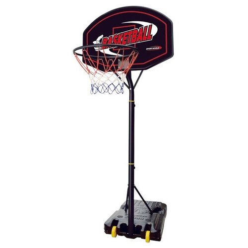 фото Мобильная баскетбольная стойка hoffman black + мяч