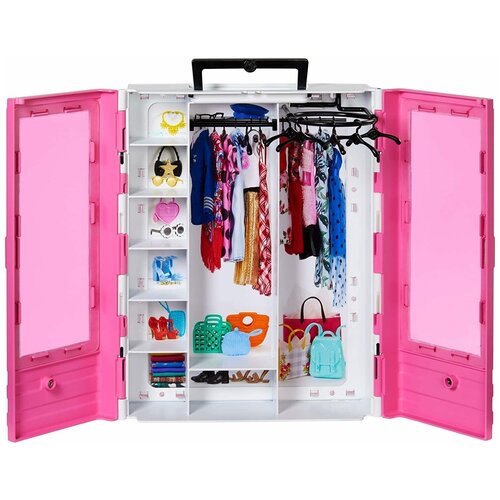 фото Игровой набор mattel игрушки барби модный шкаф для куклы barbie