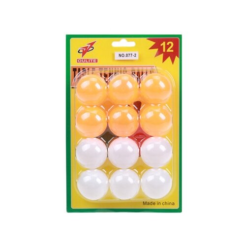фото Набор теннисных мячей 12 шт, 2 цвета, арт. 077-2 "импортные товары"(игрушки)