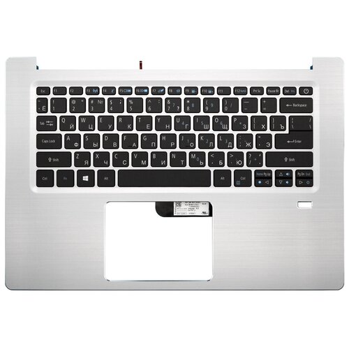 фото Клавиатура для ноутбука acer swift 3 sf314-52 топ-панель серебро с подсветкой