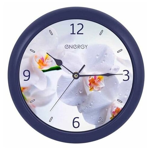 фото Часы настенные energy ес-110 (009483) орхидея