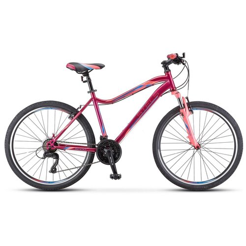 фото Велосипед 26 stels miss 5000 v (рама 18) v050 вишневый/розовый