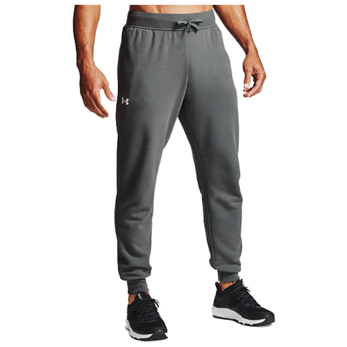 фото Спортивные штаны under armour rival cotton jogger grey (xl)