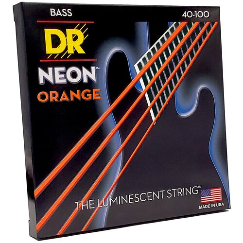 фото Струны для бас-гитары dr string nob-40