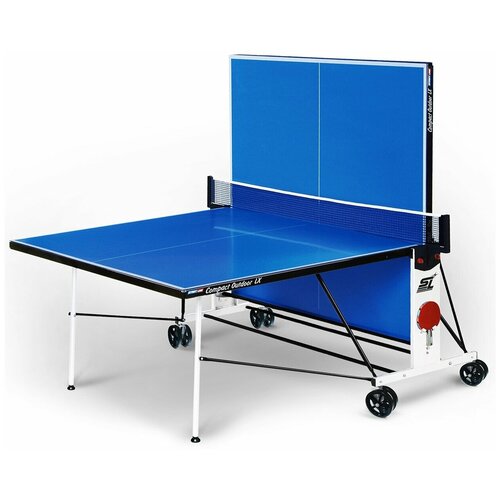 фото Теннисный стол start line compact outdoor lx любительский, всепогодный, с встроенной сеткой