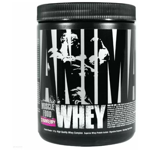 фото Universal протеин animal whey 127гр./клубника universal nutrition