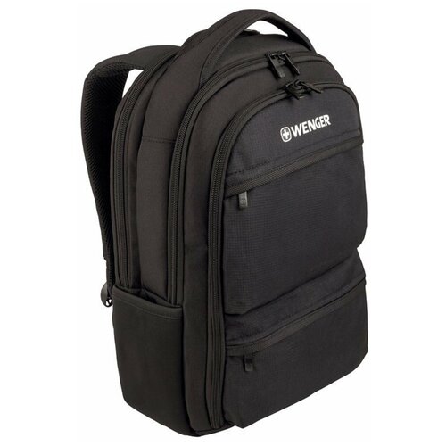 фото Городской рюкзак wenger fuse 15.6" с отделением для ноутбука, черный, полиэстер 1680d, 32 x 21 x 43 см, 16 л