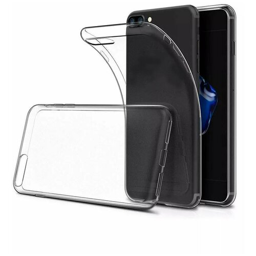 фото Чехол для iphone 7/8 plus прозрачный силиконовый / чехол для айфон 7+ /8+ прозрачный skiico