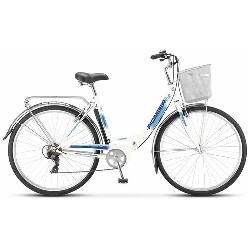 фото Велосипед pioneer pegas 28"/18" 2020-2021 white-darkblue-blue