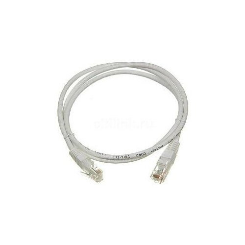 фото Патч-корд lanmaster twt-45-45-0.5/s-gy ftp вилка rj-45-вилка rj-45 кат.5е 0.5м серый пвх (уп1шт)