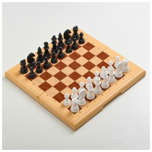 фото Десятое королевство игра настольная "шахматы" 32х32 см, фигуры от 4 до 7 см, d=2.6 см