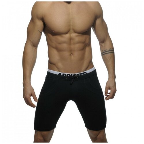 фото Шорты спортивные "combined waistband knee pant - black" / addicted / черный / размер 2xl