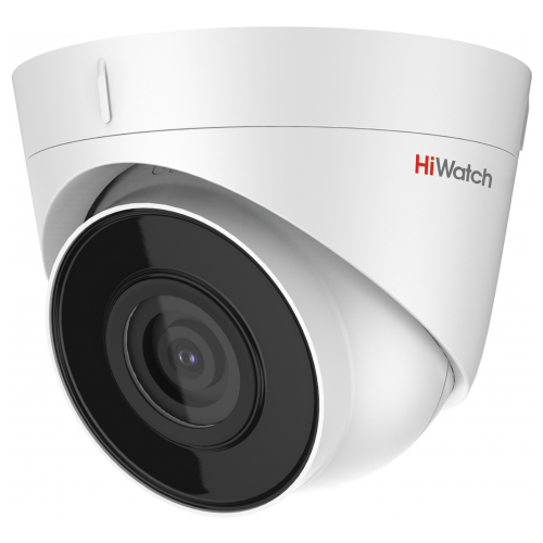 фото Уличная купольная ip камера видеонаблюдения hiwatch ds-i253m(b) 2.8mm 2мп, exir подсветка до 30м, микрофон, слот для microsd.