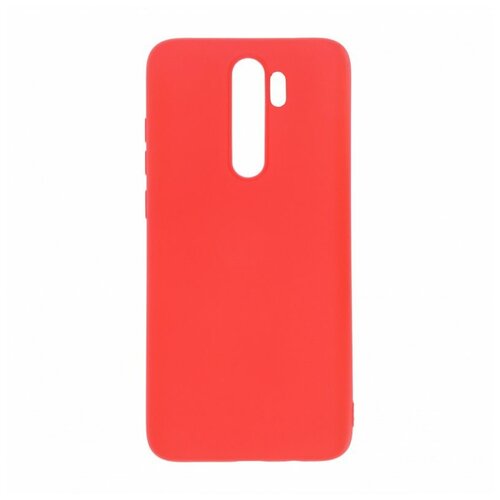 фото Силиконовый чехол silicone case для xiaomi redmi note 8 pro, красный нет бренда