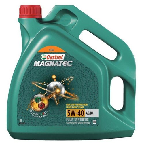 фото Castrol magnatec 5w-40 а3/в4 dualock 4л (масло моторное)