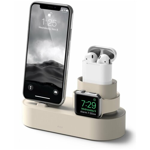 фото Док- станция elago charging hub 3 in 1 (est- trio- cwh) для устройств apple (classic white)