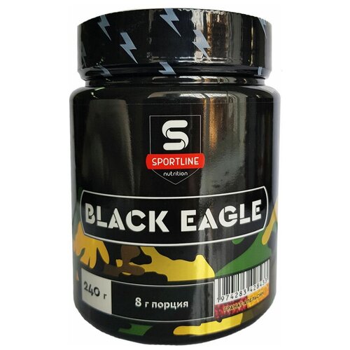 фото Sportline nutrition / предтренировочный комплекс black eagle апельсин-гранат 240 г.