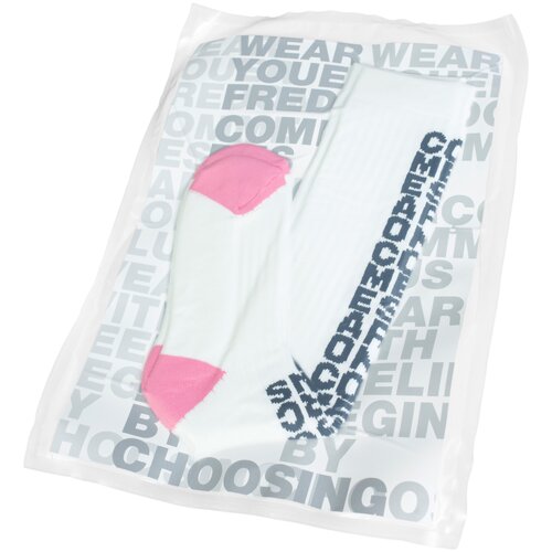 фото Comme des garcons белые гольфы с логотипом s