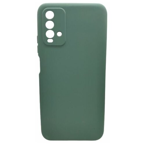 фото Xiaomi чехол silicone cover с защитой камеры xiaomi redmi 9t (зеленый)