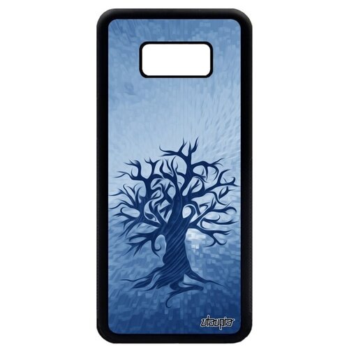 фото Противоударный чехол на телефон // galaxy s8 plus // "дерево жизни" лес стиль, utaupia, голубой