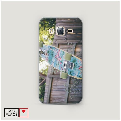 фото Чехол пластиковый samsung galaxy j3 2016 хобби скейт 3 case place