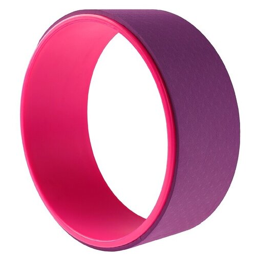 фото Колесо для йоги кнр лотос 33х13 см, цвет розово-фиолетовый (3551160)