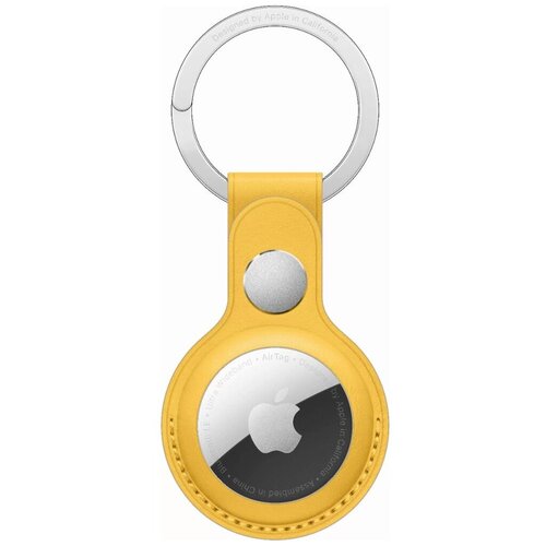 фото Брелок-подвеска для airtag leather key ring meyer lemon apple