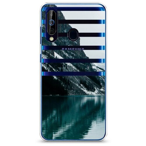 фото Силиконовый чехол "горное озеро" на samsung galaxy a60 / самсунг галакси а60 case place