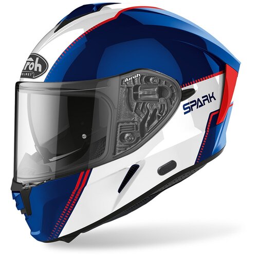 фото Airoh шлем интеграл spark flow blue/red gloss s airoh helmet