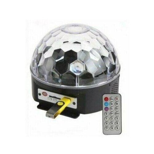 фото Диско-шар led rgb crystal magic ball light светодиодный с mp3-плеером и пду, без bluetooth s.e.h.
