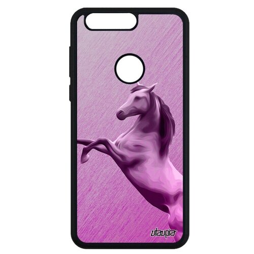 фото Защитный чехол на смартфон // honor 8 // "лошадь" стиль рысак, utaupia, розовый